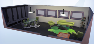Alternative Sideview of Lounge Area