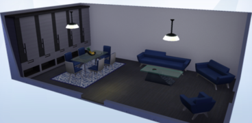 Sideview of Lounge Area